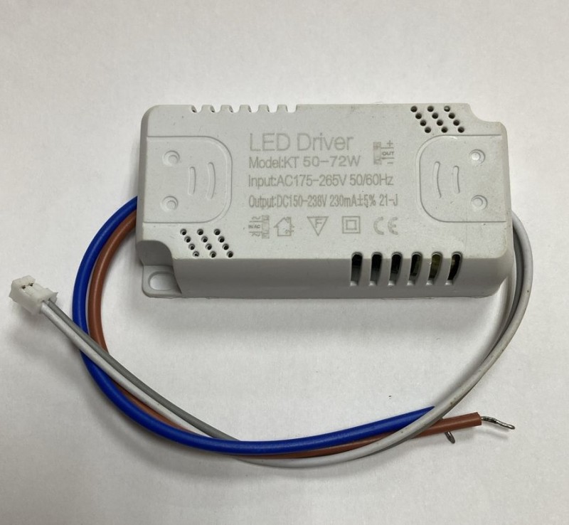 ДРАЙВЕР LED DRIVER 50-72W DC150-238V 230mA