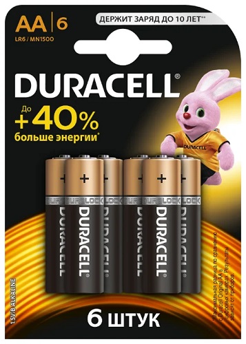 Батарейка DURACELL LR6 (2*6)